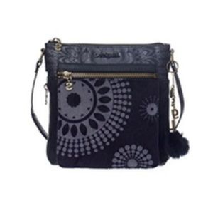 Desigual Moscu Printed Fur Crossbody